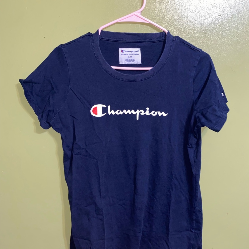 Navy Blue Champion Shirt